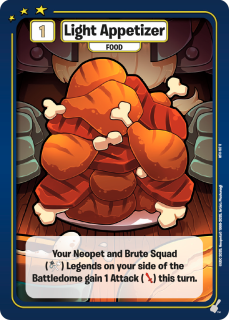 Light Appetizer [War for the Obelisk]