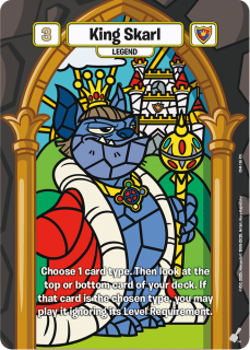 King Skarl (Alternate Art) [Champions of Meridell]