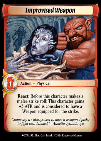 Improvised Weapon [Into the Accordlands]