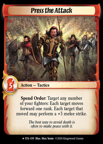 Press the Attack [Into the Accordlands]