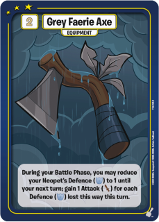 Grey Faerie Axe [The Void Within]