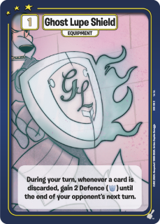 Ghost Lupe Shield [Defenders of Neopia]