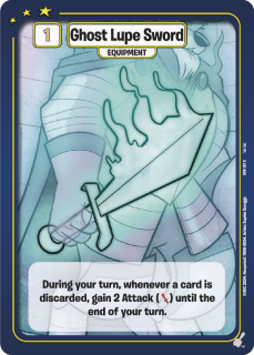 Ghost Lupe Sword [Defenders of Neopia]