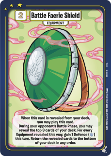 Battle Faerie Shield [Defenders of Neopia]