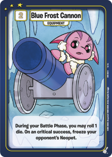 Blue Frost Cannon [Defenders of Neopia]