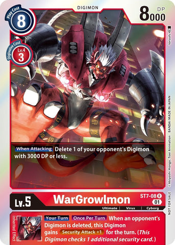 WarGrowlmon [ST7-08] (Gen Con 2022) [Starter Deck: Gallantmon Promos]