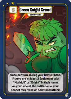 Green Knight Sword[Champions of Meridell]