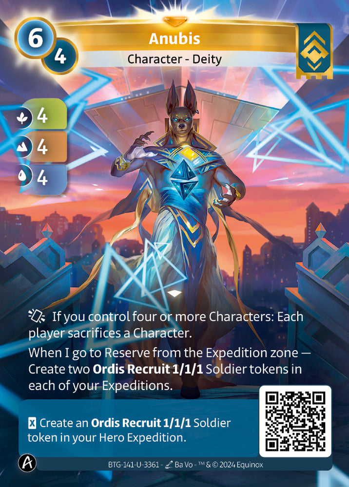 Anubis (BTG-141-U-3361) (DIGITAL) (KS ALT ART) (UNIQUE) (FOIL)