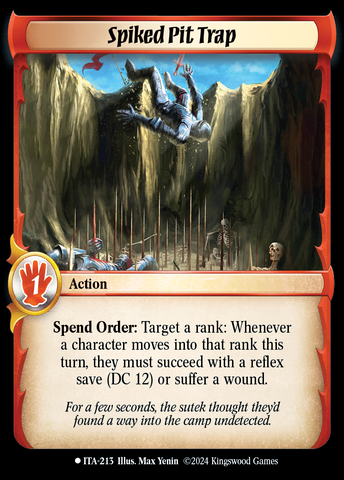 Spiked Pit Trap [Into the Accordlands]