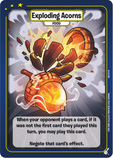 Exploding Acorns [Champions of Meridell]
