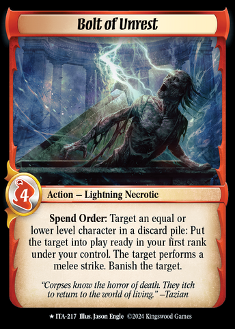 Bolt of Unrest [Into the Accordlands]