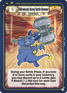 Ridiculously Heavy Battle Hammer [Defenders of Neopia]