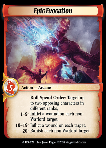 mtg cards with epic Rules Text: Epic, 5 cards