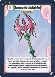 Commemorative Battle Faerie Axe [Defenders of Neopia]