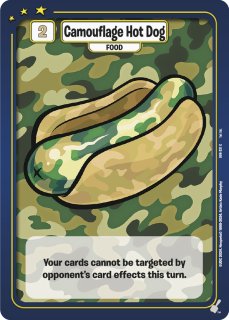 Camouflage Hot Dog [Defenders of Neopia]