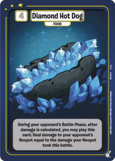 Diamond Hot Dog [Defenders of Neopia]