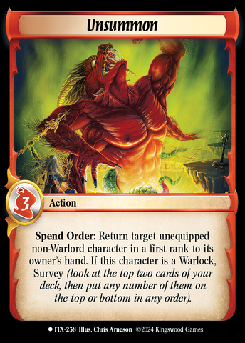 Unsummon [Into the Accordlands]