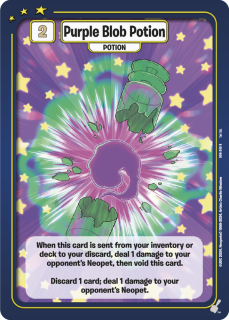 Purple Blob Potion [Defenders of Neopia]