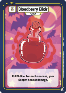 Bloodberry Elixir [Defenders of Neopia]