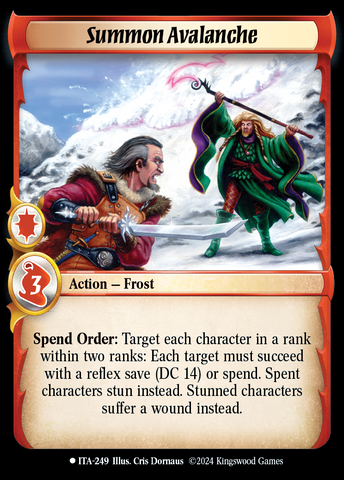 Summon Avalanche [Into the Accordlands]