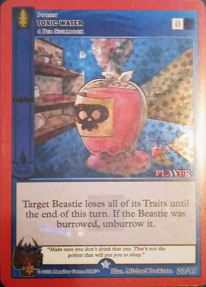 Toxic Water (Player Stamped) [Caster's Cup Promo Cards]