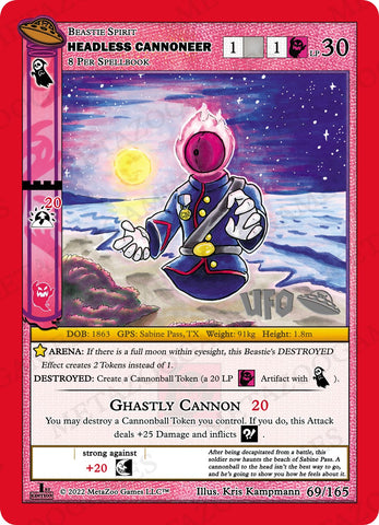 Headless Cannoneer [Cryptid Nation: UFO First Edition Spoiler Pack]