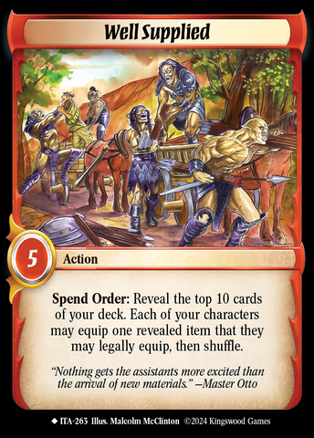 Well Supplied [Into the Accordlands]