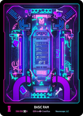Basic Ram (266/255) (Purple & Blue) [Genesis Unlimited]