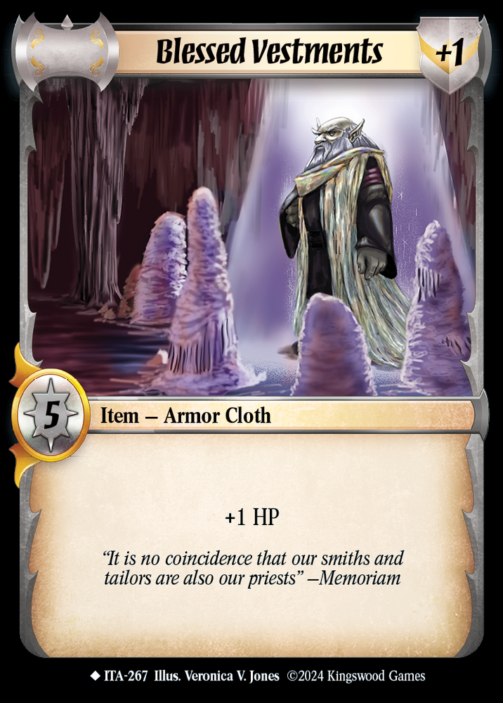 Blessed Vestments [Into the Accordlands]
