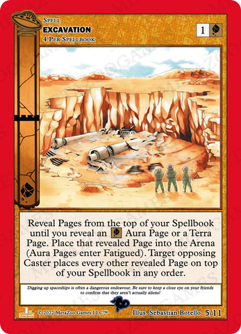 Excavation [Cryptid Nation: UFO First Edition Release Event Deck]