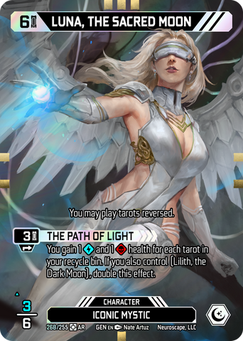 Luna, the Sacred Moon (268/255) (Full Art) (Art Rare) [Genesis Unlimited]