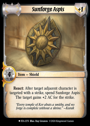 Sunforge Aspis [Into the Accordlands]