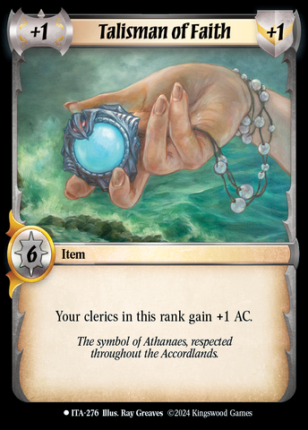 Talisman of Faith [Into the Accordlands]