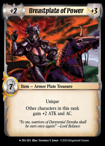 Breastplate of Power [Into the Accordlands]