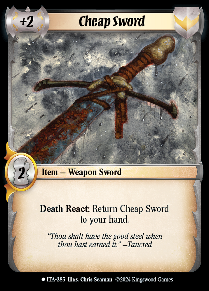 Cheap Sword [Into the Accordlands]