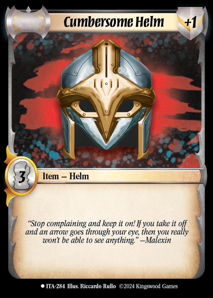 Cumbersome Helm [Into the Accordlands]