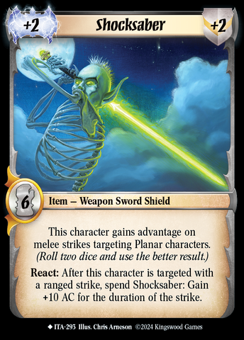 Shocksaber [Into the Accordlands]