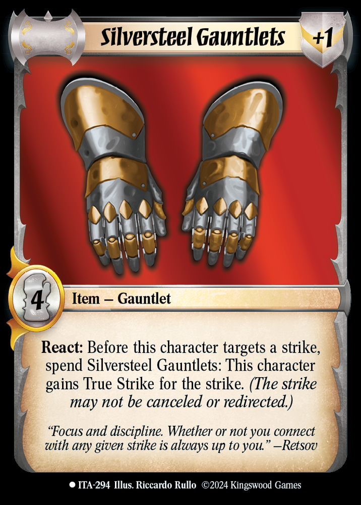 Silversteel Gauntlets [Into the Accordlands]