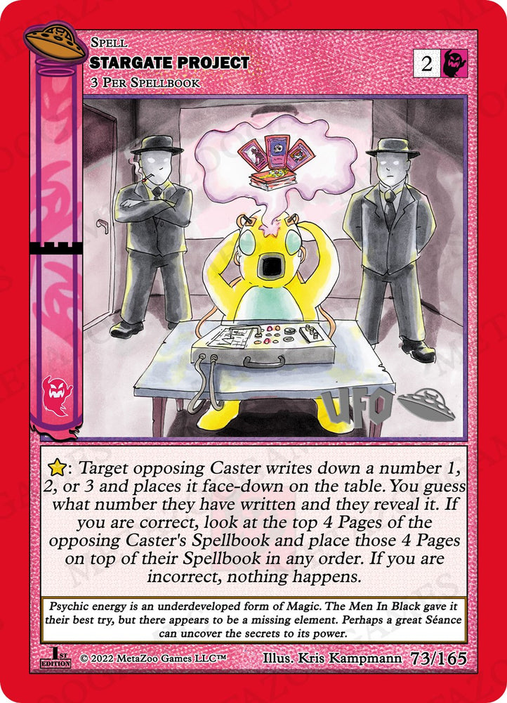 Stargate Project [Cryptid Nation: UFO First Edition Spoiler Pack]