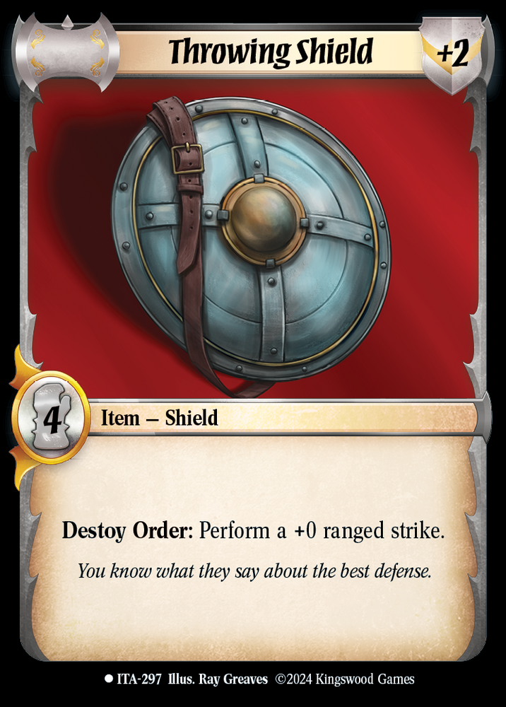 Throwing Shield [Into the Accordlands]