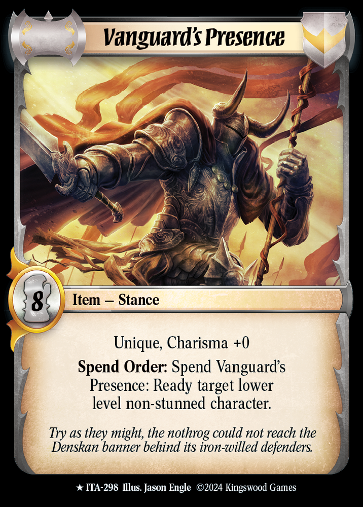 Vanguard's Presence [Into the Accordlands]