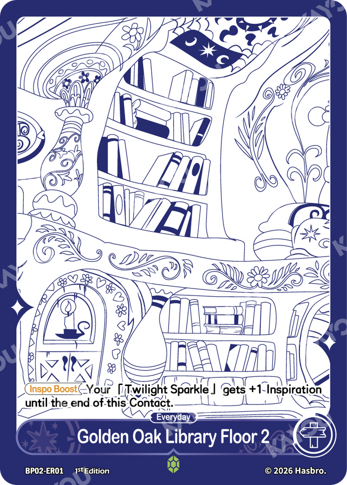 Golden Oak Library Floor 2 (BP02-ER01) [Discord]