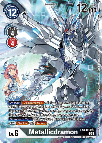 Metallicdramon [EX3-053] (Alternate Art) [Draconic Roar]