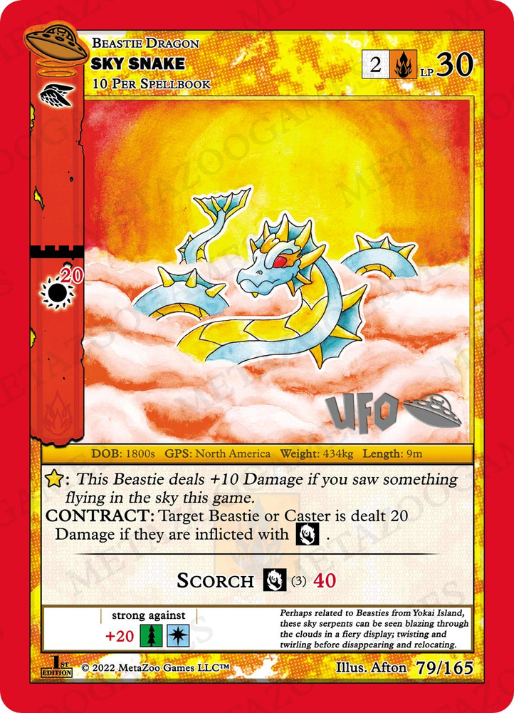 Sky Snake [Cryptid Nation: UFO First Edition Spoiler Pack]