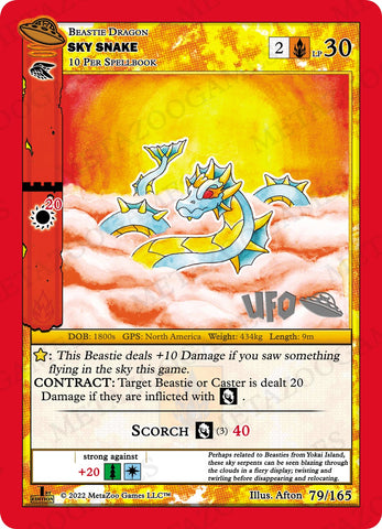 Sky Snake [Cryptid Nation: UFO First Edition Spoiler Pack]