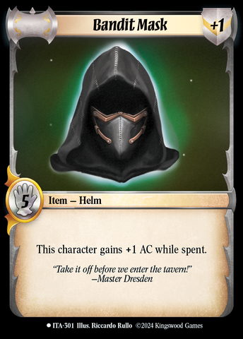Bandit Mask [Into the Accordlands]