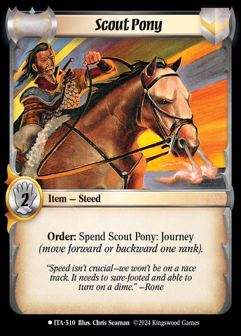 Scout Pony [Into the Accordlands]