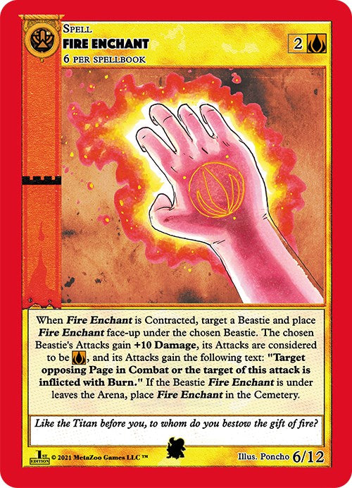 Fire Enchant [Salamander Queen Starter Deck]