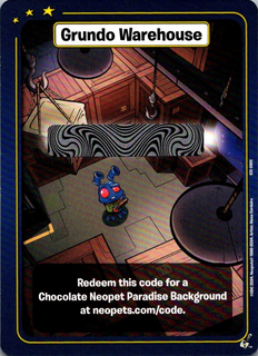 Grundo Warehouse (Chocolate Neopet Paradise Background) [25th Anniversary Celebration]