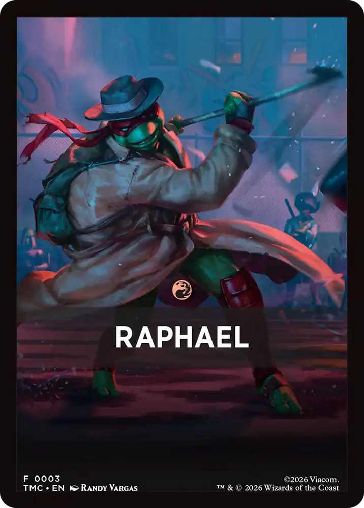 Raphael Theme Card [Teenage Mutant Ninja Turtles Commander Tokens]